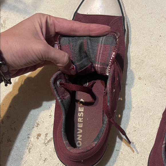 Converse All Star Maroon Lace-Up Sneakers - Picture 4 of 5